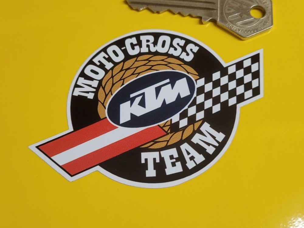 KTM Moto-Cross Team Sticker - 4