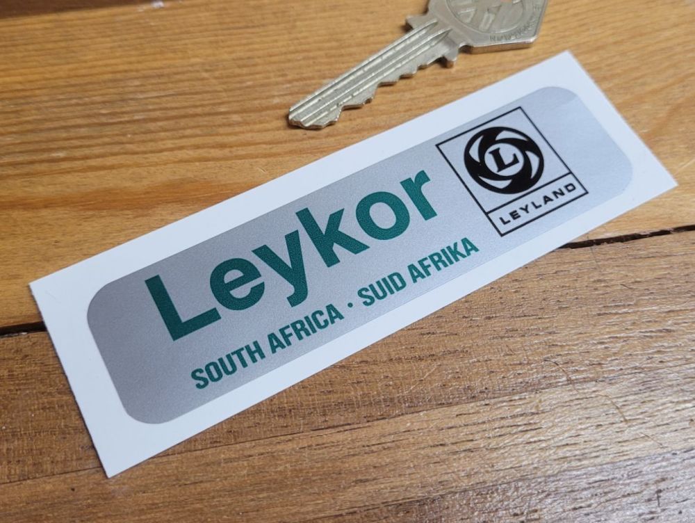 Leykor Leyland South Africa Badge Style Sticker - 4