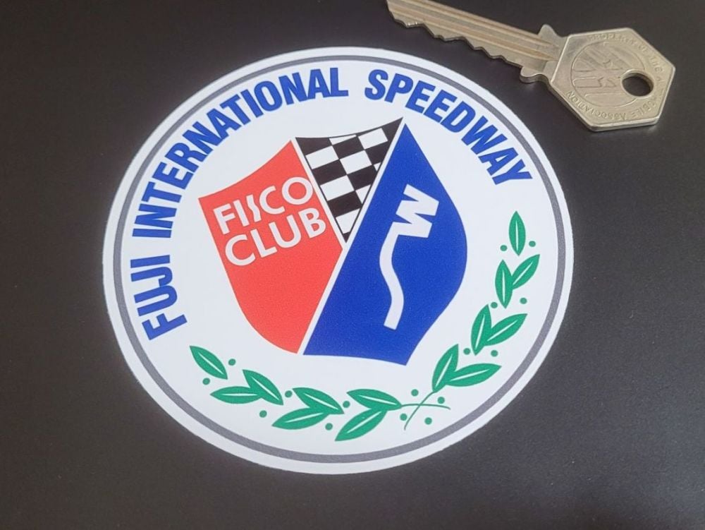 Fuji International Speedway Fisco Club Japan Sticker - Colour - 3.5"