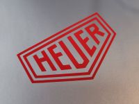 Heuer Cut Vinyl Style Window Sticker - 3"