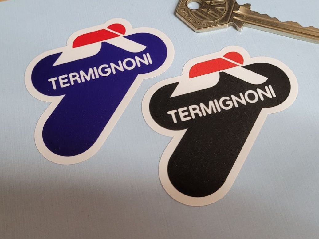 Termignoni Text Logo Exhaust Stickers - 2.5" Pair