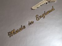 Made in England Sticker - Cut Vinyl with Black Outline -  4