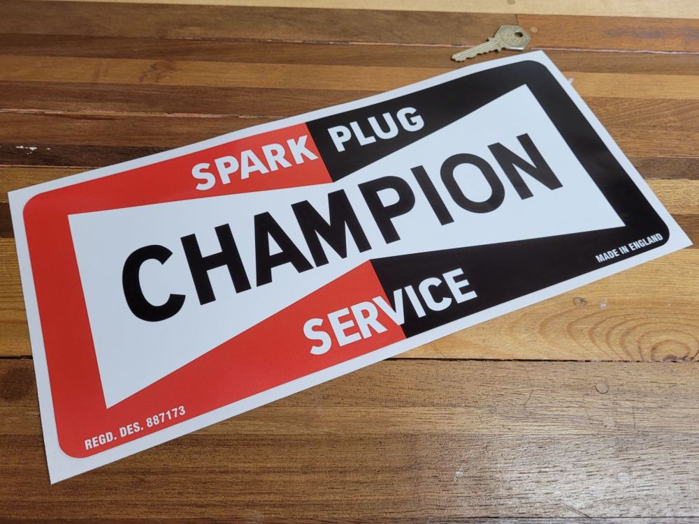 Champion Spark Plug Service Cleaner & Tester 887173 Sticker - 14