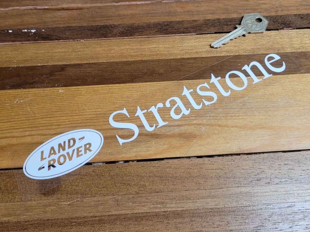 Land Rover Dealer Window Sticker - Stratstone - 10"