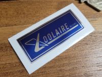 Coolaire Miami Blue & Foil  Air Conditioning Sticker - 52mm