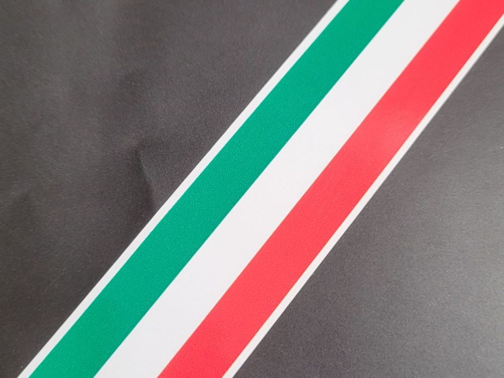 Italian Flag Body Stripe Style Sticker - 55.5