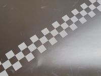 Chequered Tape Checkered Check Cut Vinyl Decal - 22
