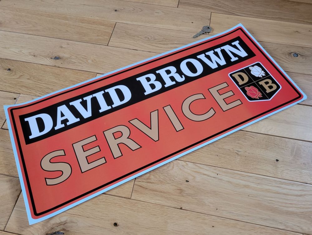 David Brown Service Sticker - 24
