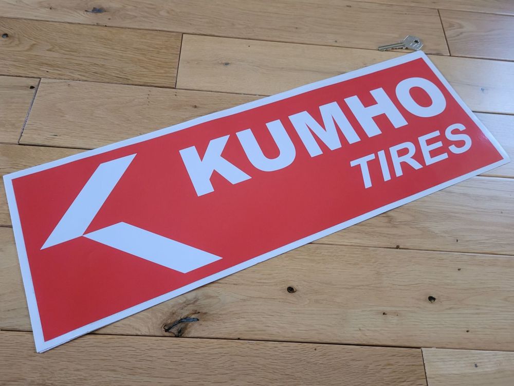 Kumho Tires Sticker - 19.5" - Slight Second 268