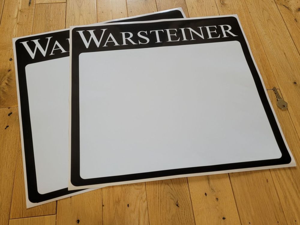 Warsteiner Rally Car Door Panel Stickers - 480mm Pair