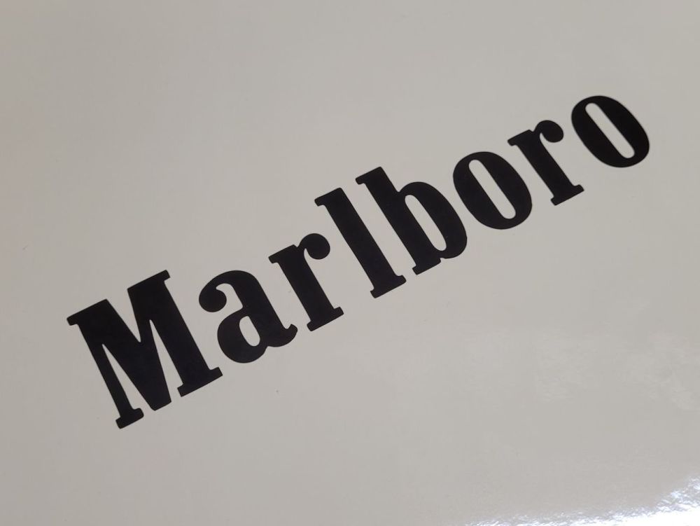 Marlboro Cut Text Style A Sticker - 36