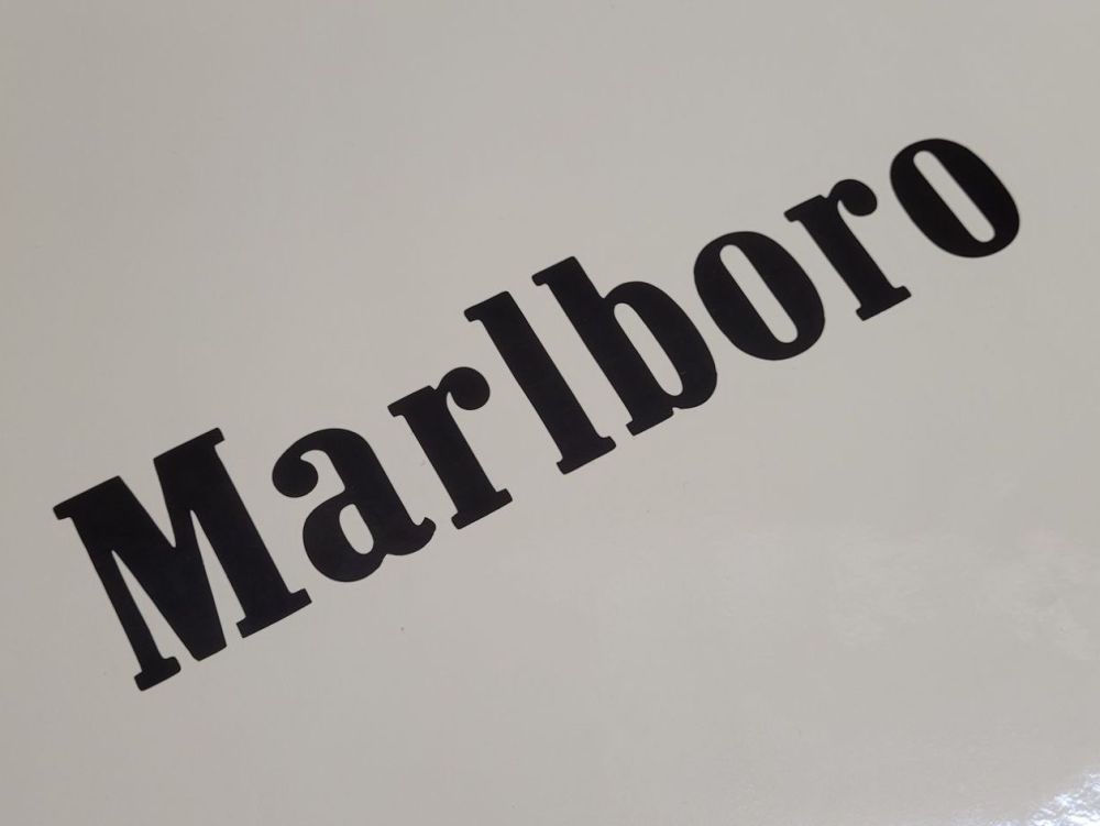 Marlboro Cut Text Style A Sticker - 4" or 6.5"