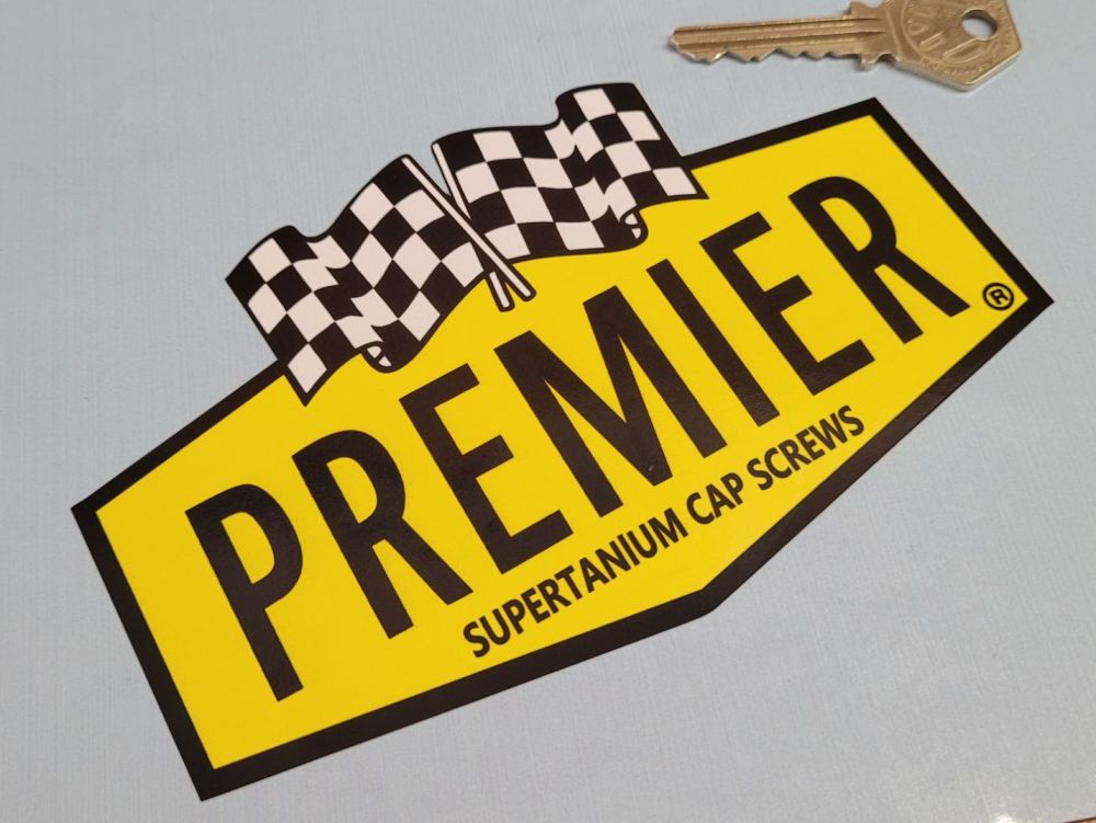 Premier Supertanium Cap Screws Stickers - 6" Pair