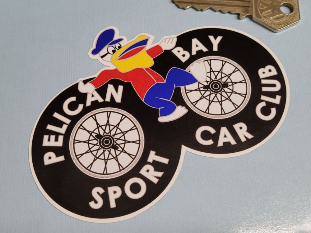 Pelican Bay, Daytona Beach, Sport Car Club Sticker - 4.75"