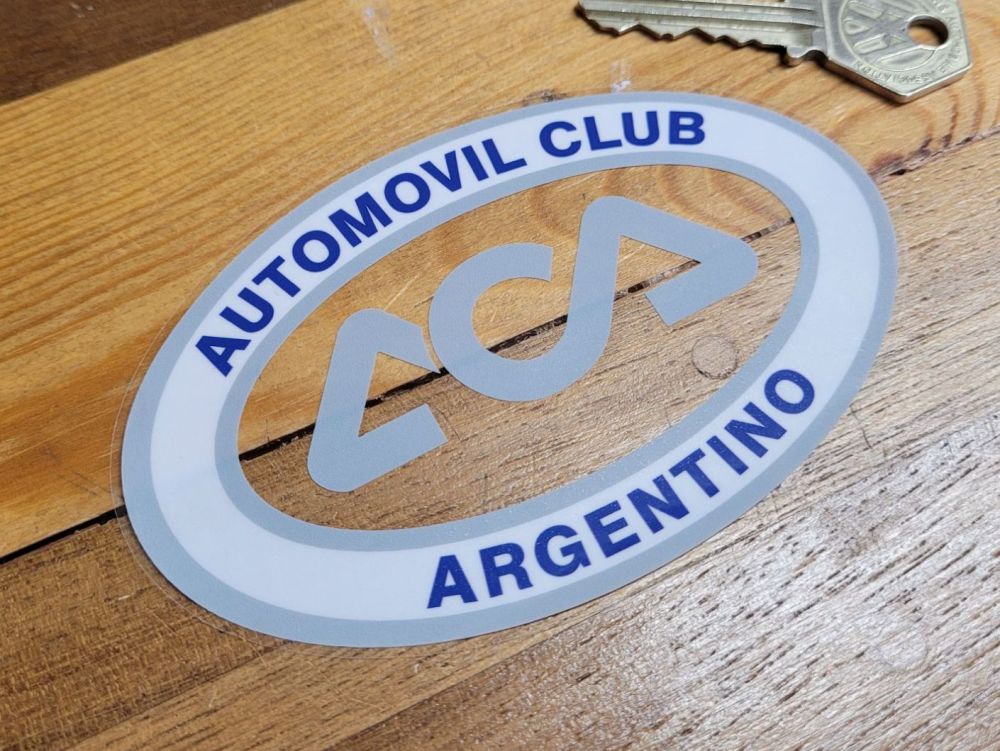 Automovil Club Argentino ACA Argentinian Argentine Window Sticker - 4.75"