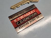 Kawasaki C.D.Ignition Sticker - 2"