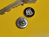 Lotus ACBC Circular Self Adhesive Car Badge - 14mm