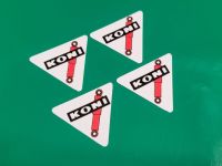 Koni Shock Absorber Triangular Stickers - Set of 4 - 23mm, 30mm, or 50mm