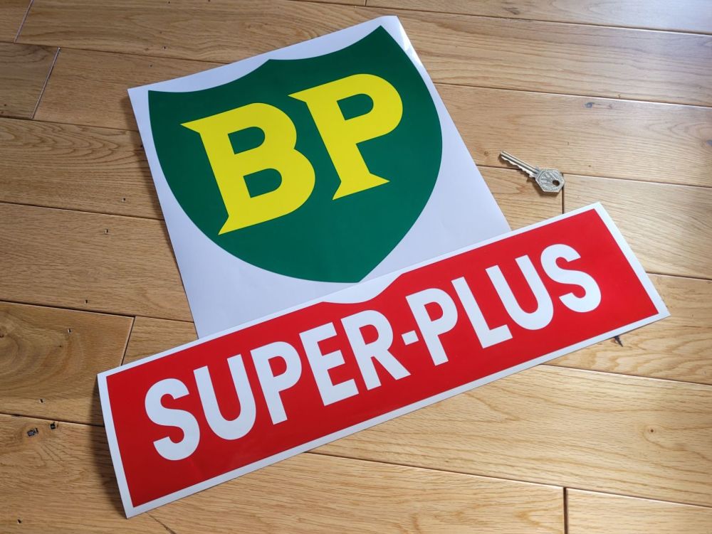 BP Superplus Lightbox Globe Sticker - 17"