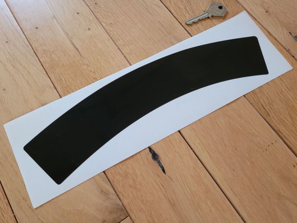 Curved Stick on Number Plate Background - 300mm x 60mm