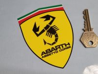 Abarth Assetto Corse Ferrari Shield Style Sticker - 4"