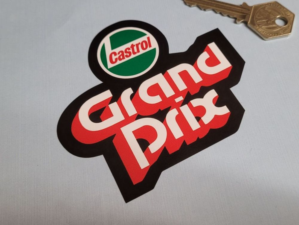 Castrol Grand Prix Sticker - 4"