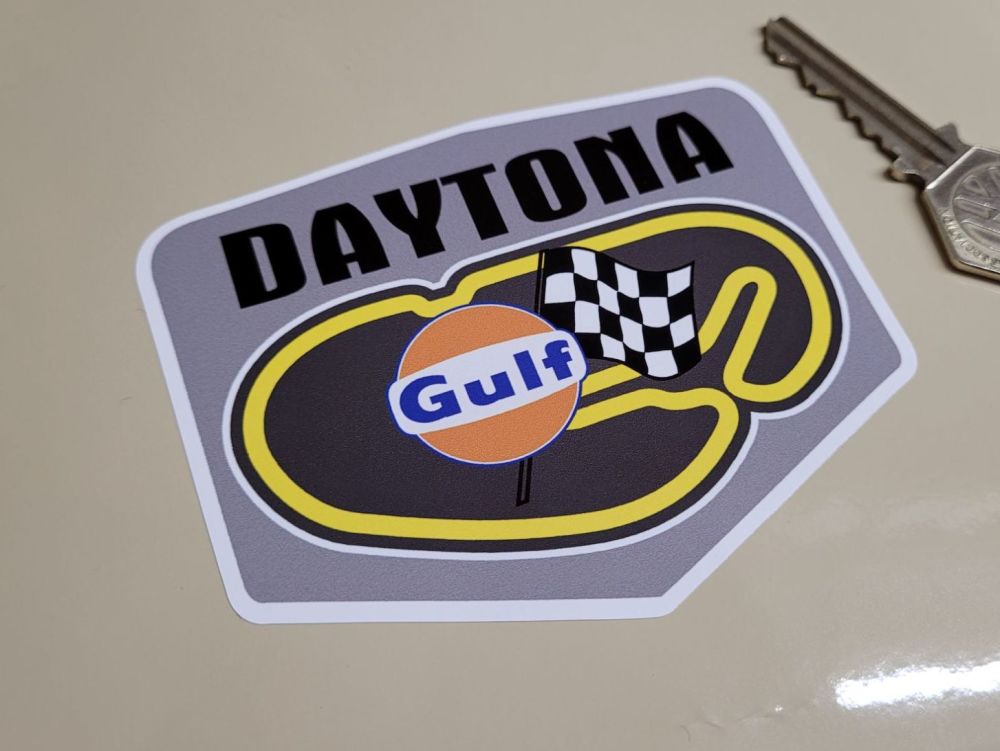Daytona & Gulf Race Circuit Sticker - 3.5"