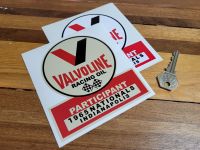 Valvoline Racing Oil Indianapolis 1965 Participant Sticker - 4.5