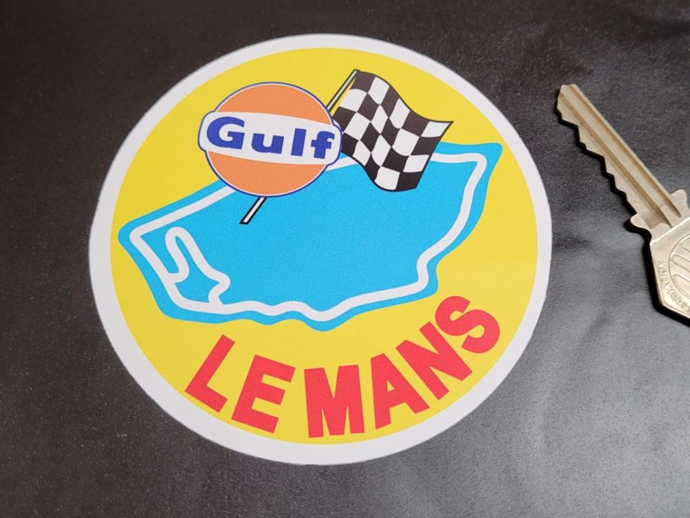 LeMans Gulf Circuit Le Mans Sticker - 2" or 4"