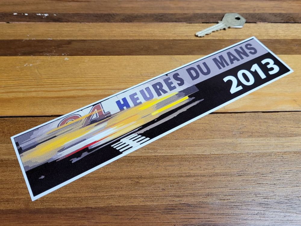 24 Heures Du Mans 2013 LeMans Le Mans Oblong Sticker - 10"