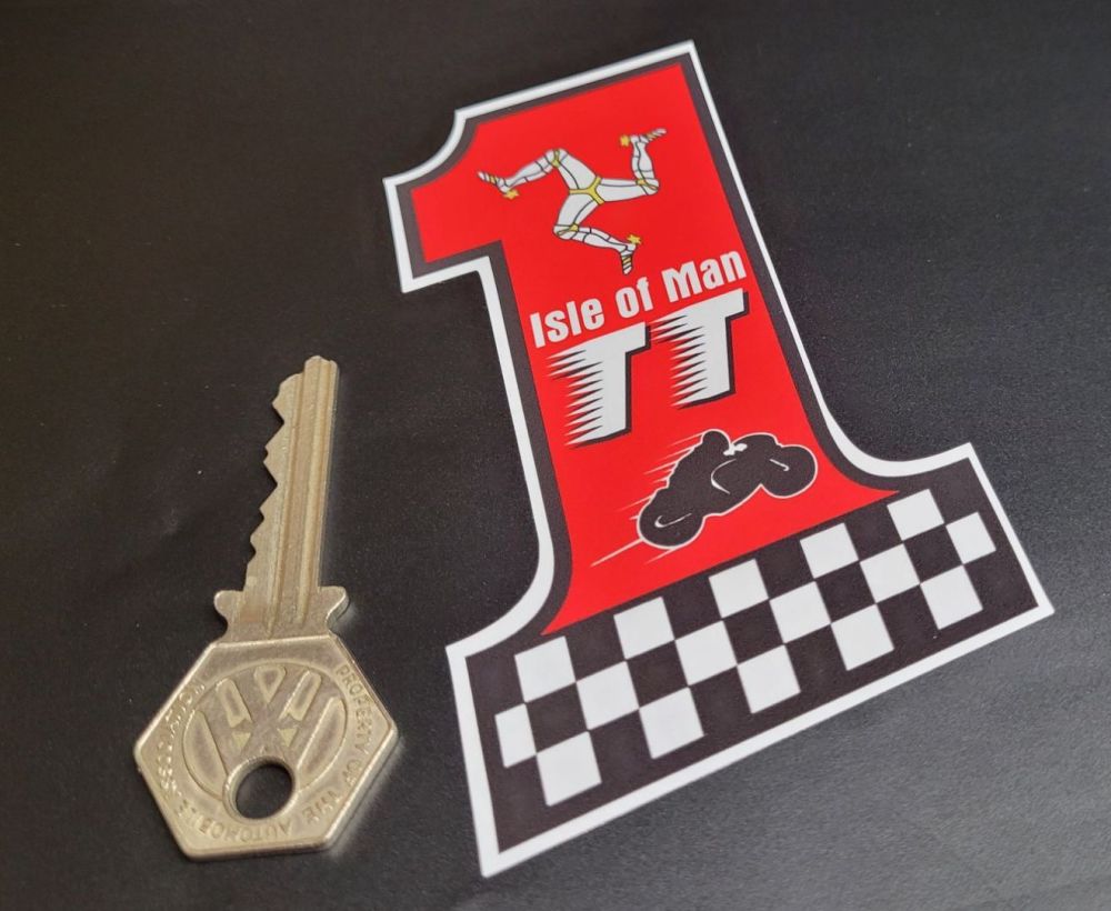 Isle Of Man TT Races No.1 Sticker - 4