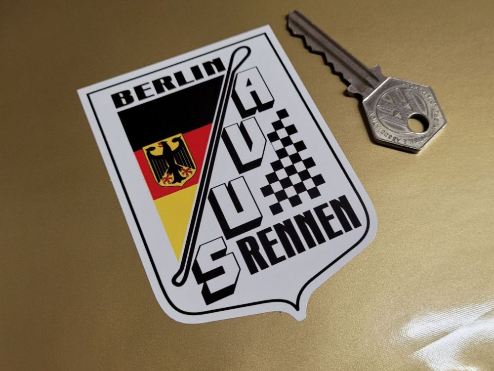 AVUS Rennen Berlin Road Circuit Sticker - 2.5"