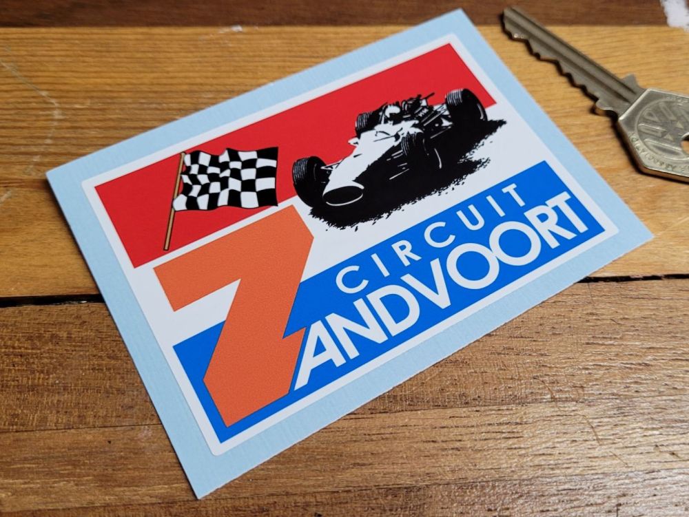 Zandvoort Circuit Sticker - 3.5