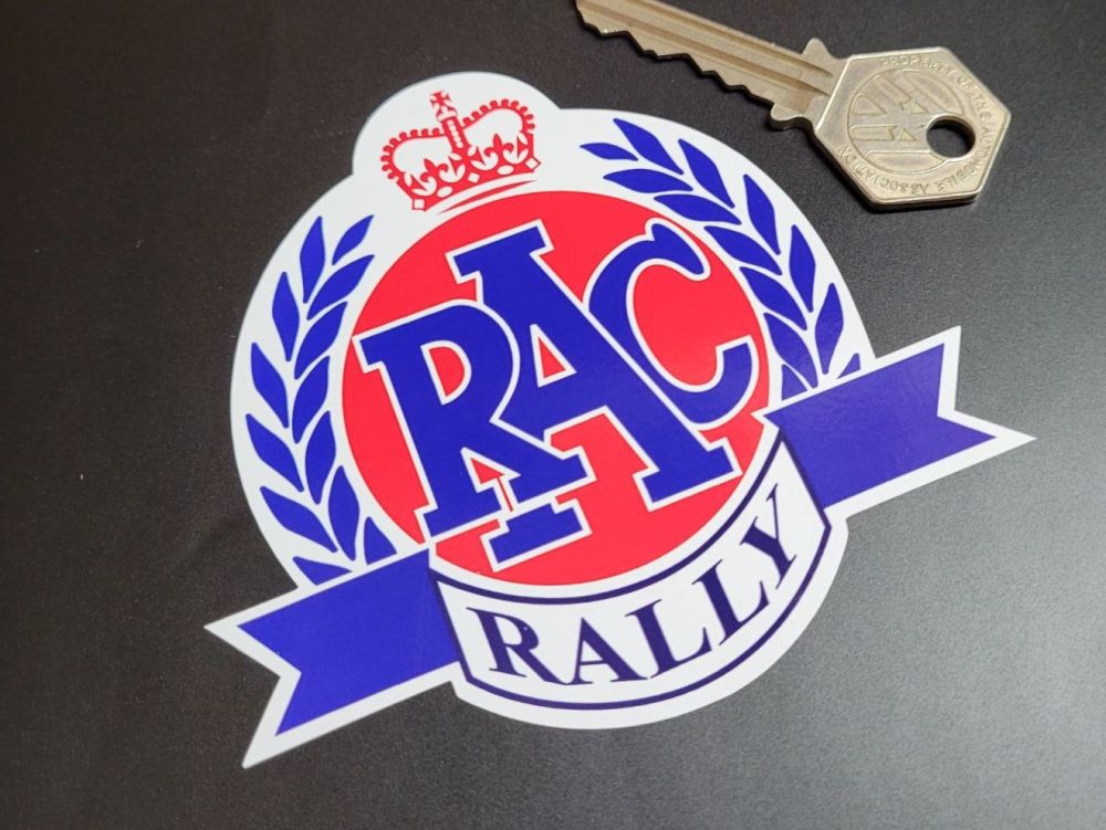 RAC Rally Garland Sticker - 4"
