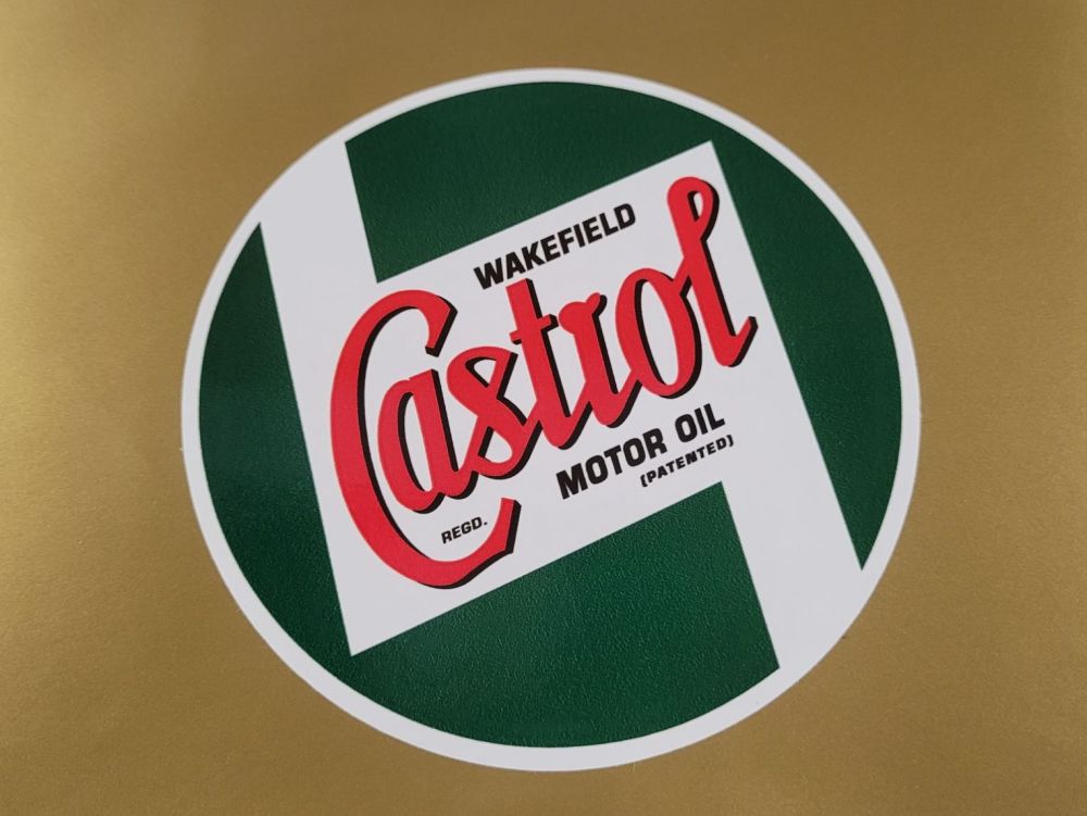 Castrol Wakefield Circular Sticker - 9