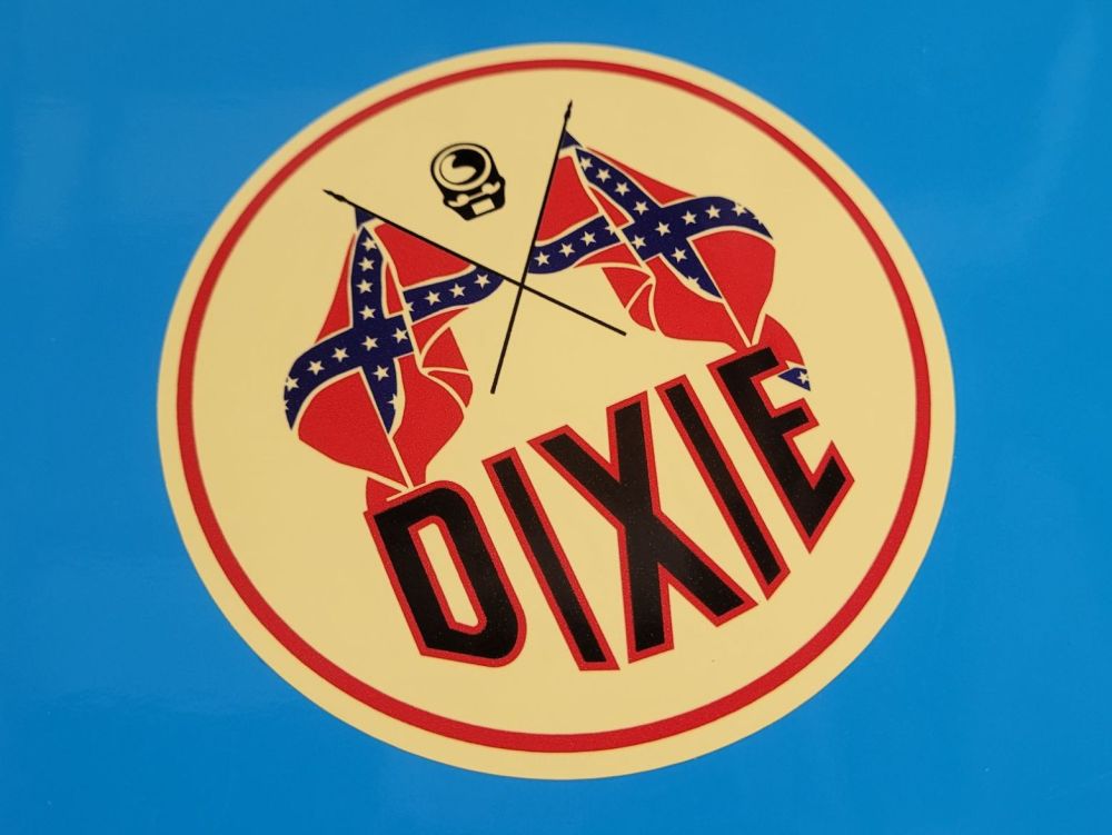 Dixie Gas Round Sticker - 8"
