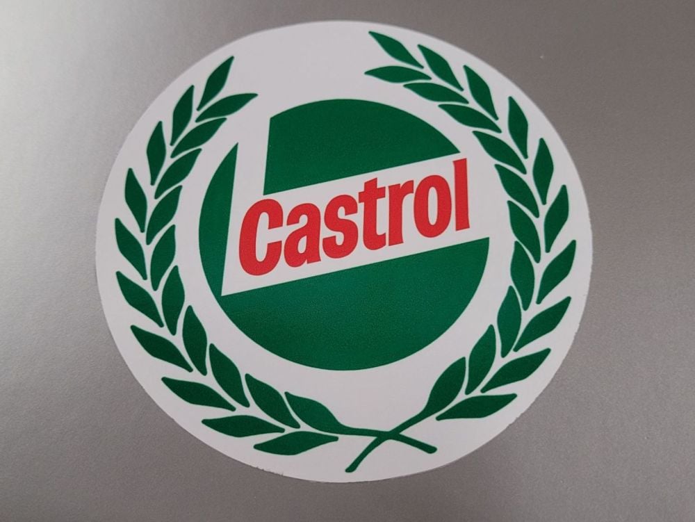 Castrol Circular Full Garland Sticker - 12