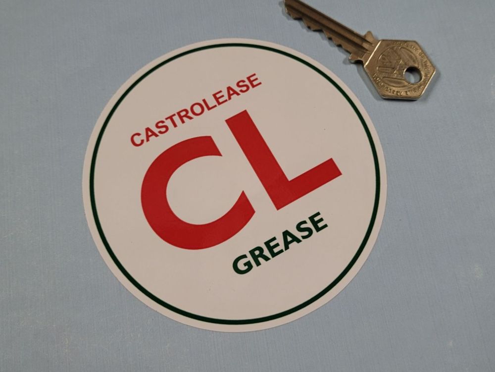 Castrolease CL Grease Sticker - 4"