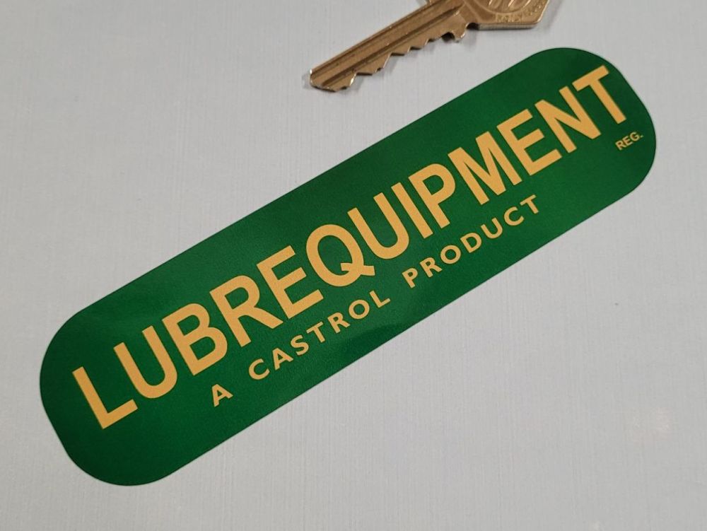 Lubrequipment A Castrol Product Sticker - 5.5