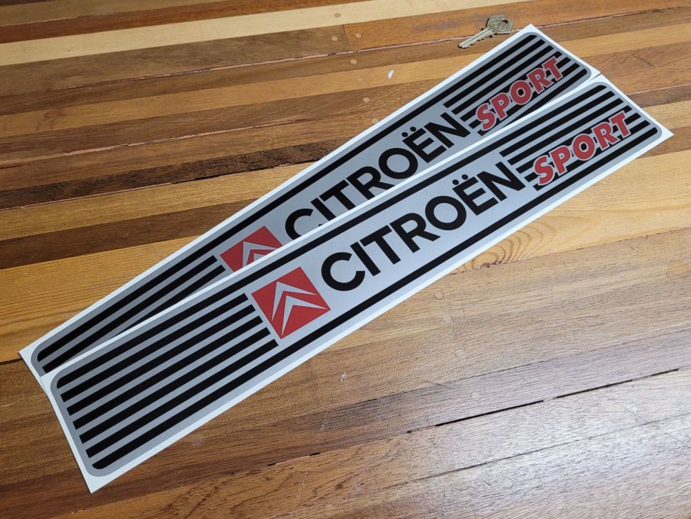 Citroen Sport Kickplate Sill Protector Stickers - 20
