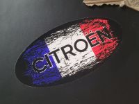 Citroen Fade to Black French Oval Sticker - 4"