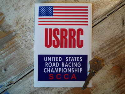 United States Road Racing Championship Sticker 4"