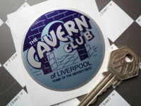 The Cavern Club of Liverpool 'Home of the Mersey Beat' Sticker. 2.75" or 3.25".