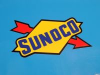 Sunoco Old Style Stickers - 3", 4", 5", 6" or 8" Pairs