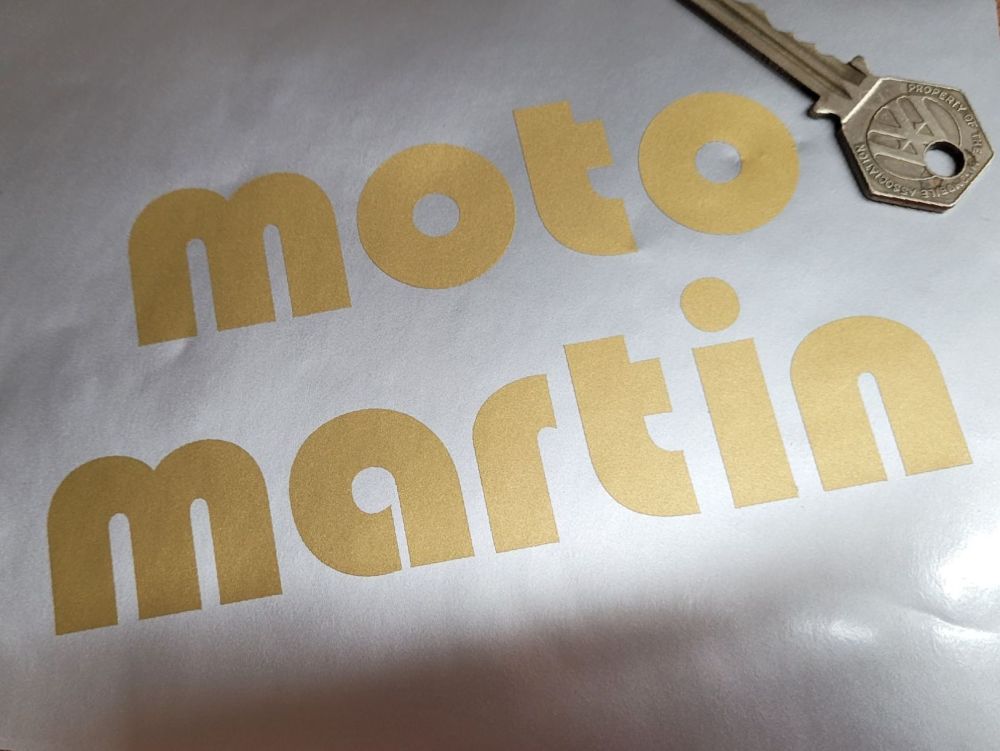 Moto Martin Motorcycle Frame Stickers - 6