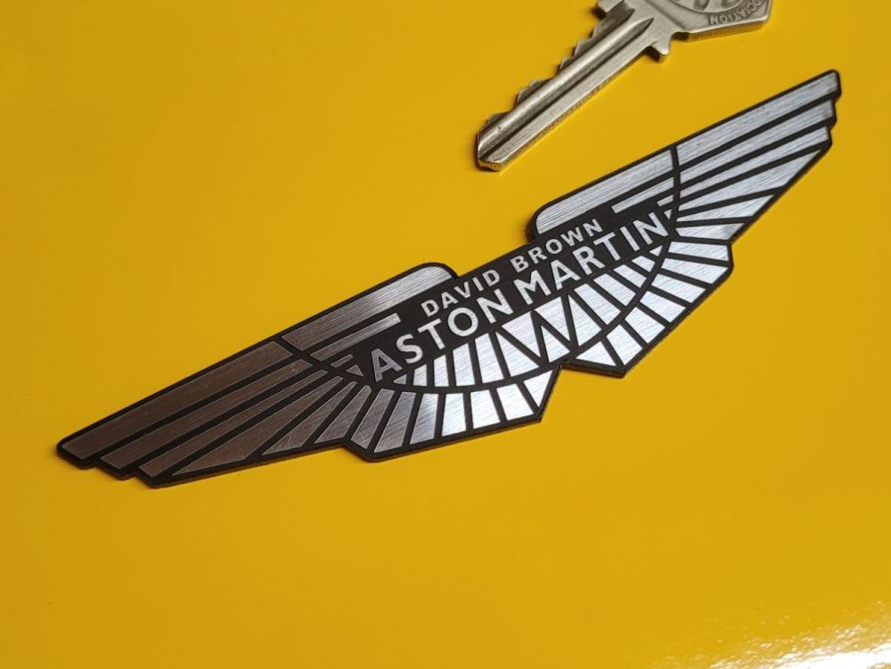 Aston Martin David Brown Wings Self Adhesive Car Badge - 5"