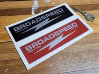 Broadspeed Birmingham England Oblong Stickers - 6