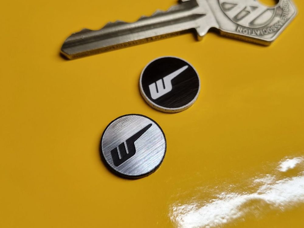 Weslake Circular Self Adhesive Car Badge 14mm