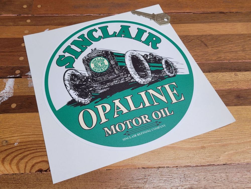 Sinclair Opaline Motor Oil Sticker - 6.25" or 8"