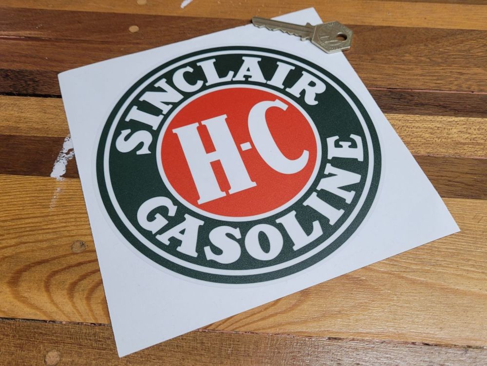 Sinclair H-C Gasoline Circular Sticker - 6